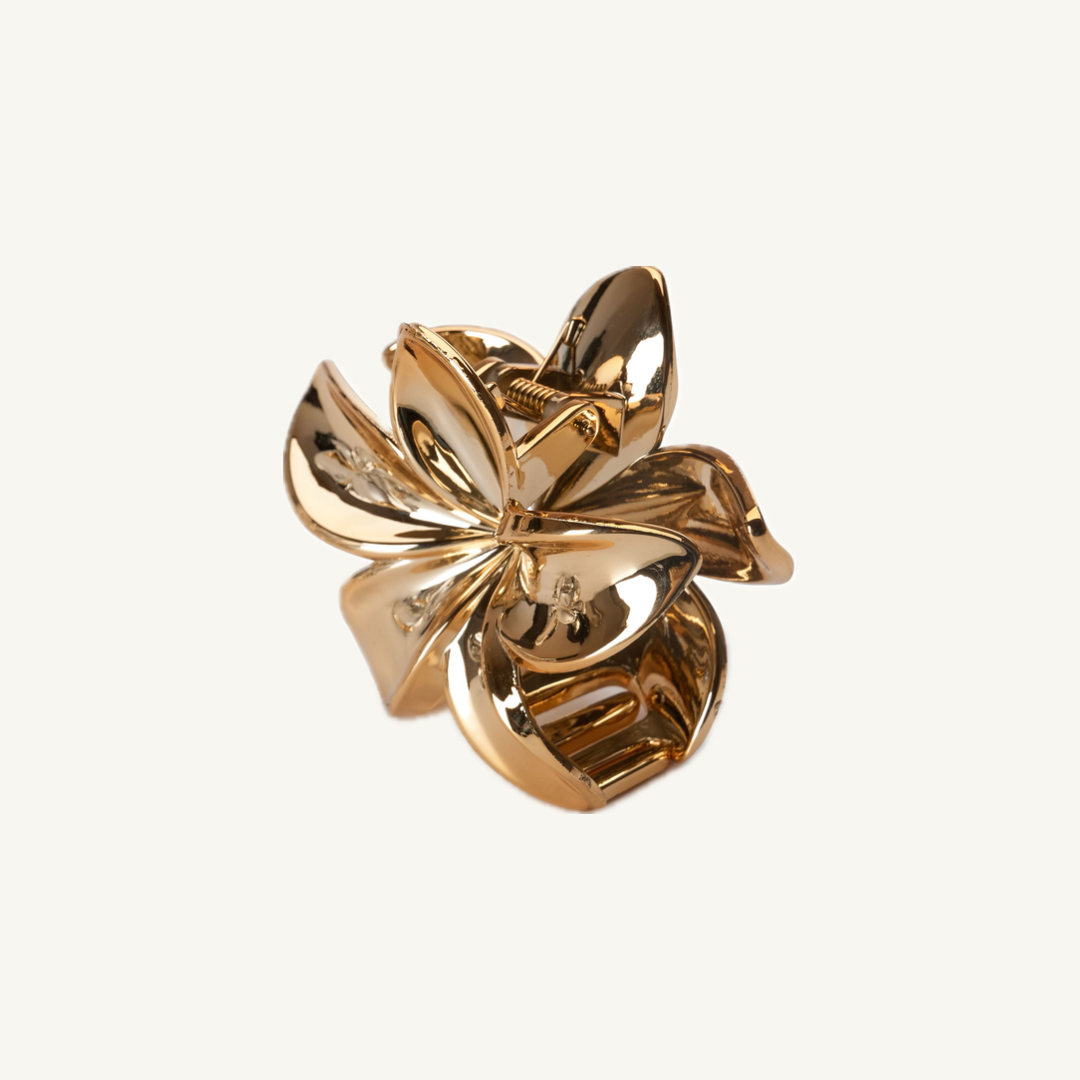 Gold Blossom Hair Clip